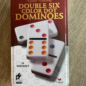 Cardinal Double Six Color Dot Dominoes